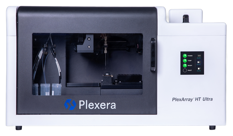 Front view of the PlexArray HT instrument