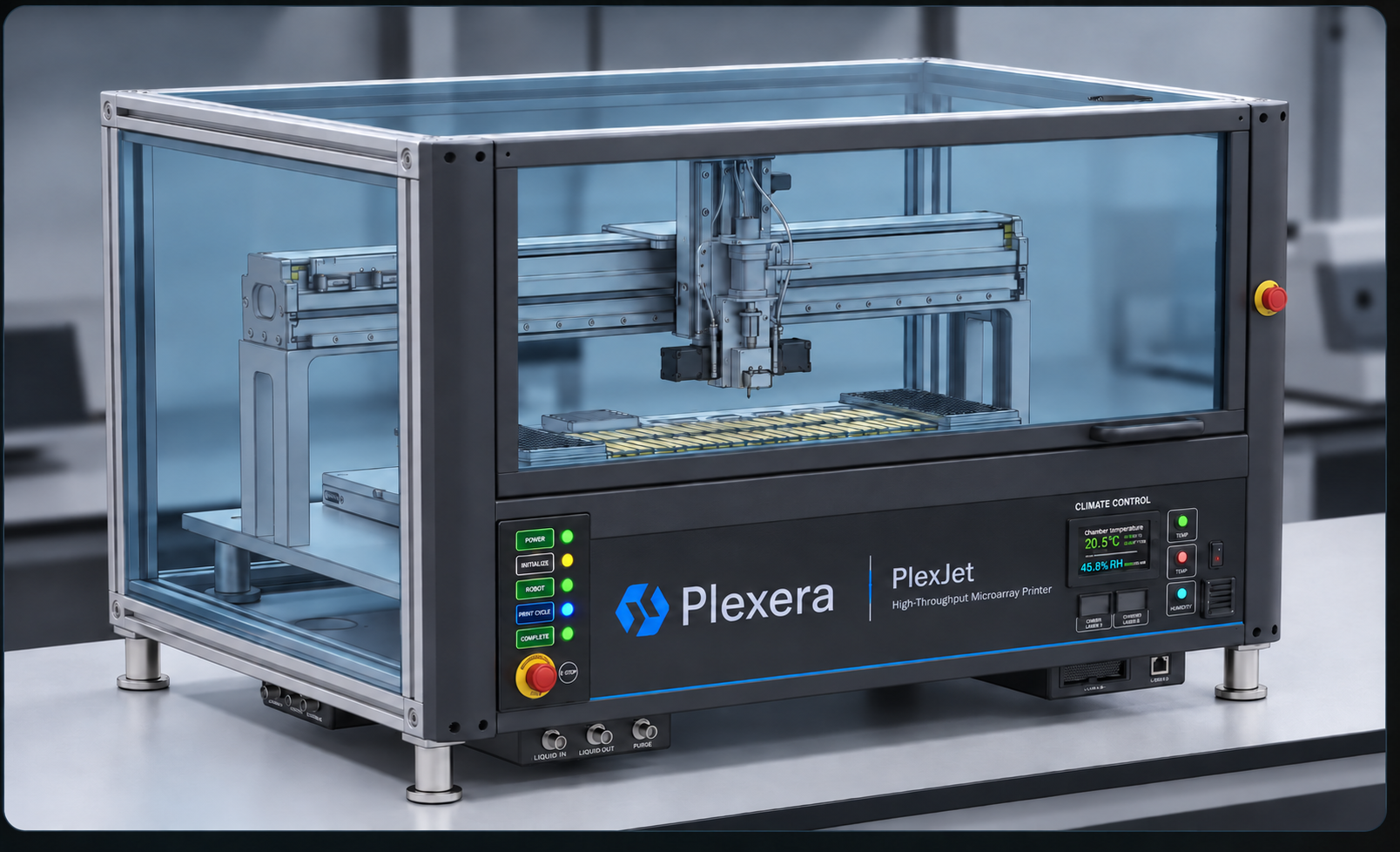 Plexera PlexJet high-throughput contact microarray printer